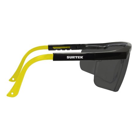 SURTEK Adjustable Safety Glasses With Dark Shield 137684